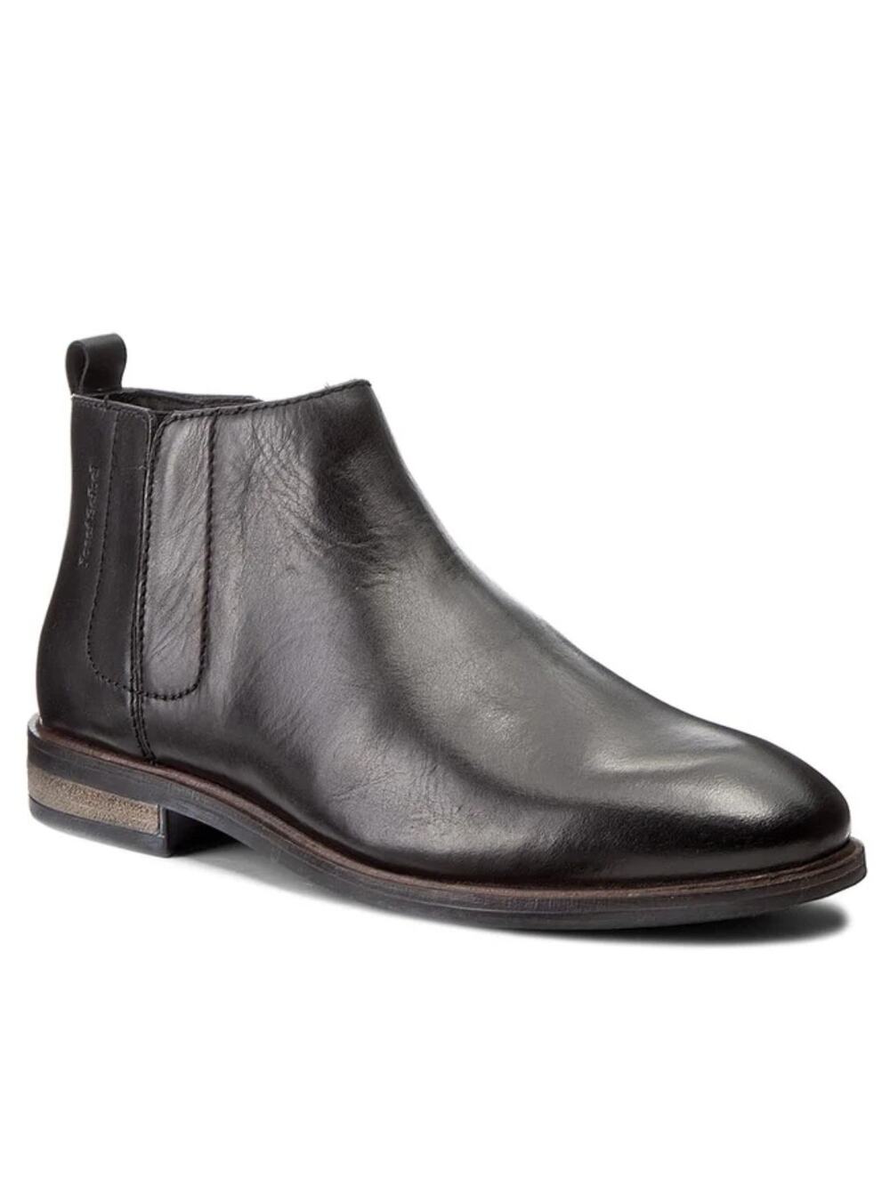 Josef Seibel Myles Calf Schwarz Ankle Boots Black Size 10